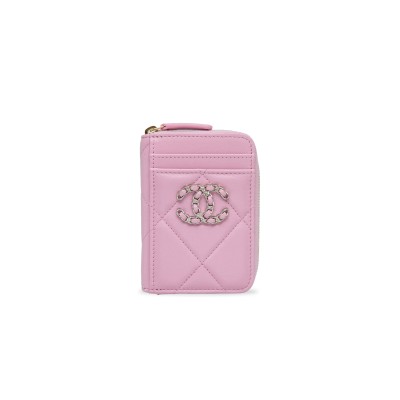 CHANEL 19 ZIPPED COIN PURSE AP2701 B07327 NH622 (11*8*2.5cm)